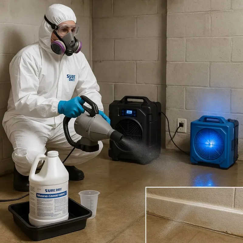 Sanitization and Odor Removal process in Starbuck, MN